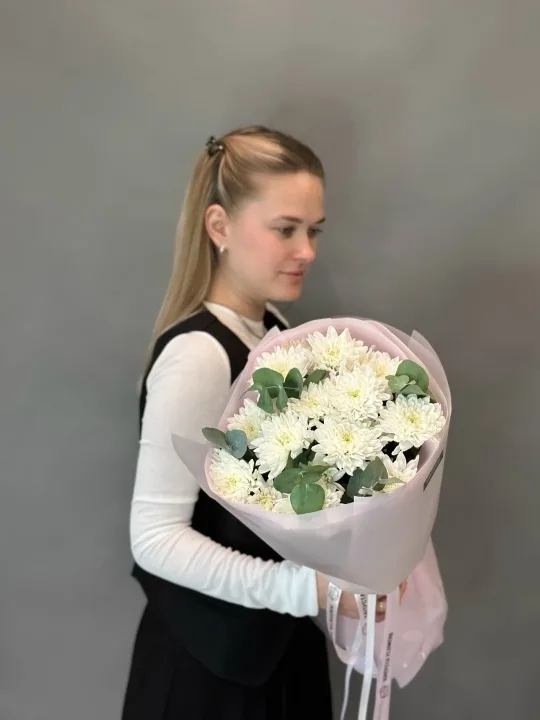 Букет кустовых хризантем