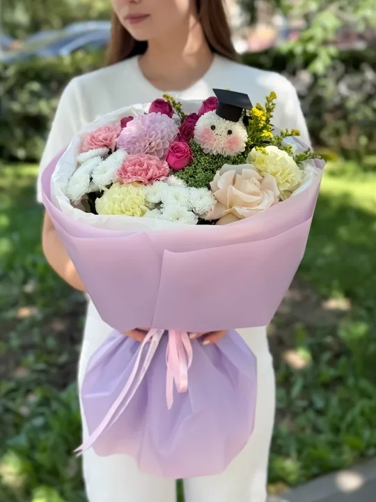 Букет с учеником