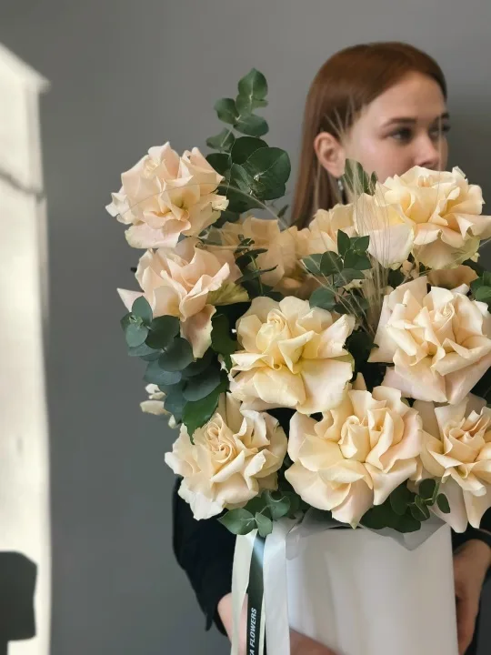 Вау-композиция из французских роз