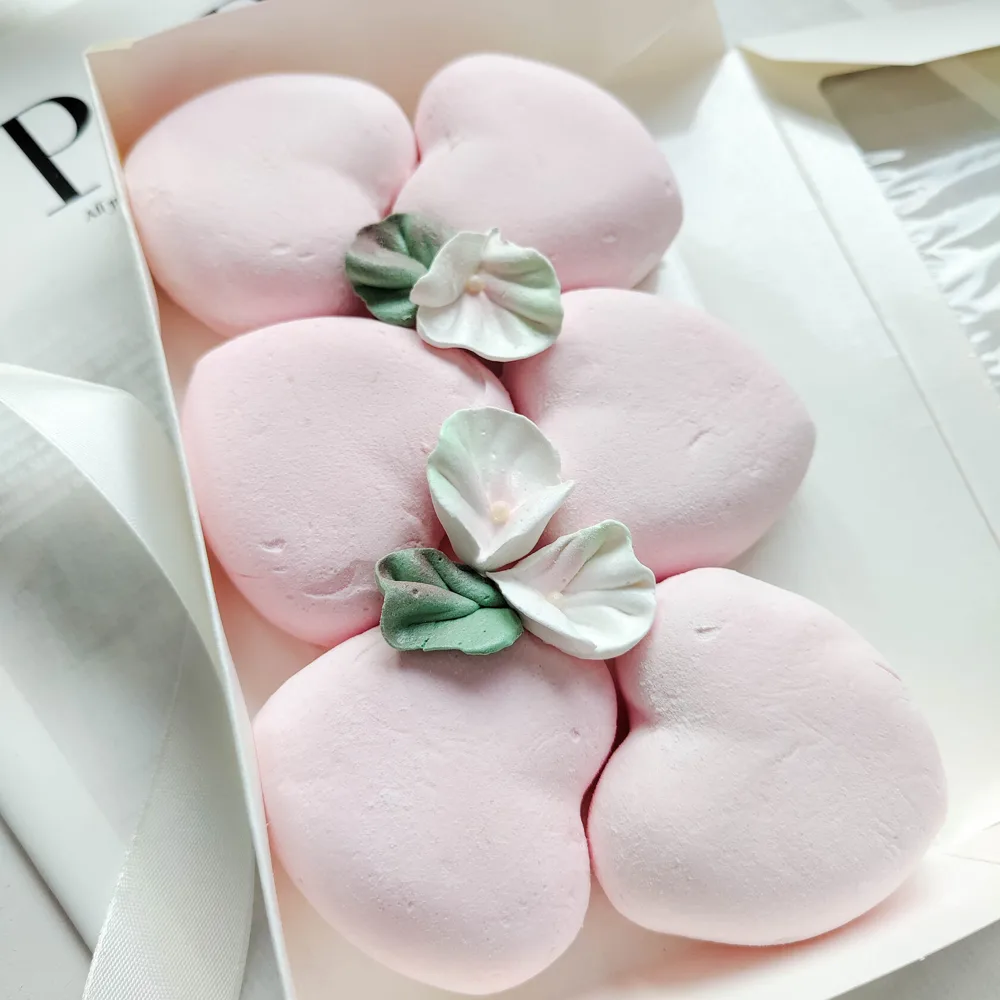 Сердечки из зефира