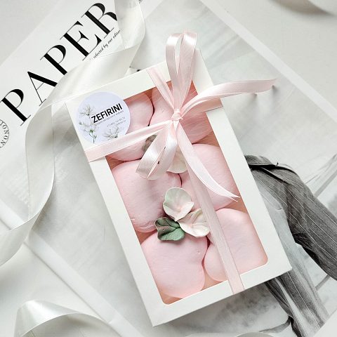 Сердечки из зефира